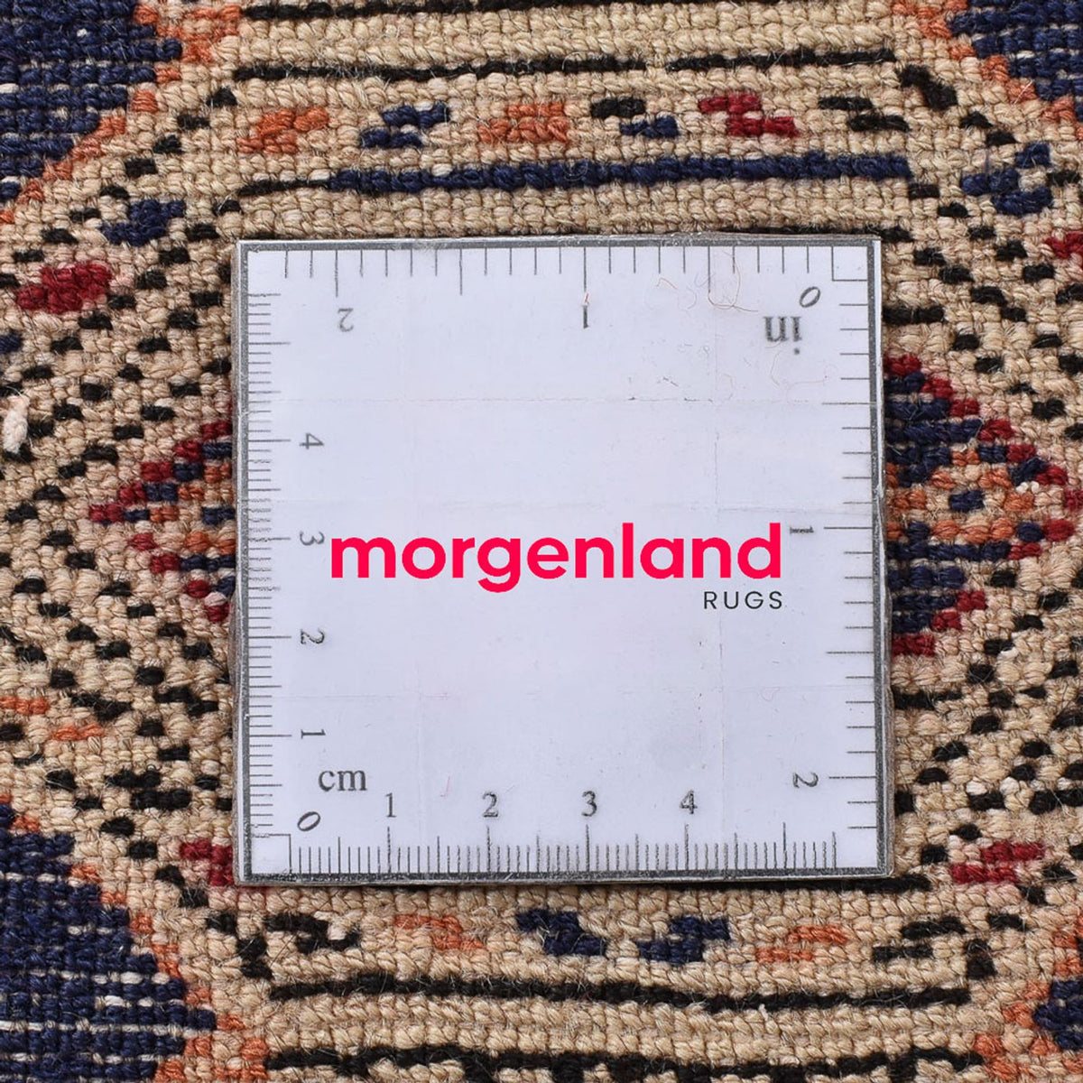 Dywan turkmeński - 173 x 120 cm - ciemnoniebieski