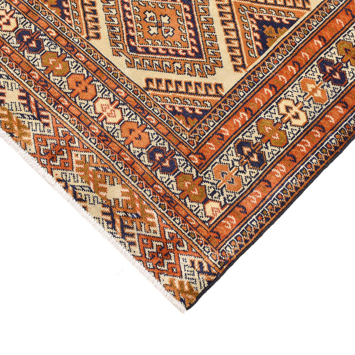 Dywan turkmeński - 188 x 131 cm - piaskowy