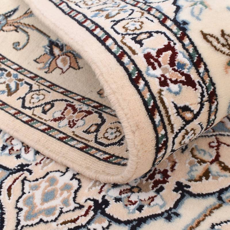 Biegacz Dywan perski - Nain - Królewski - 220 x 91 cm - kremowy