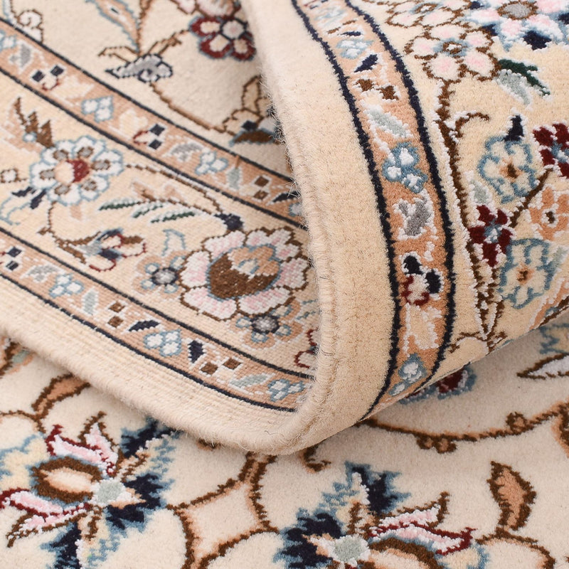 Biegacz Dywan perski - Nain - Królewski - 241 x 92 cm - kremowy