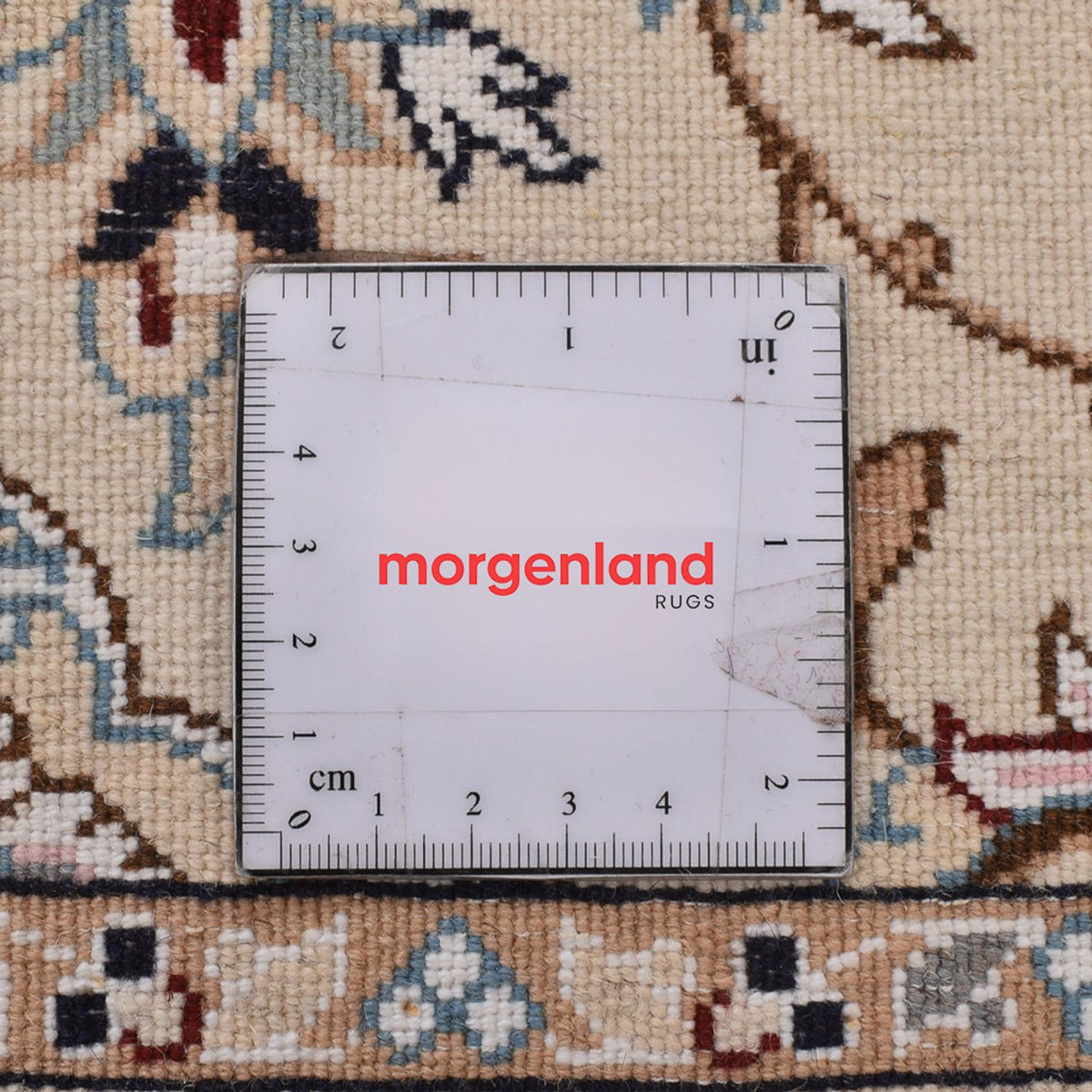 Biegacz Dywan perski - Nain - Królewski - 241 x 92 cm - kremowy