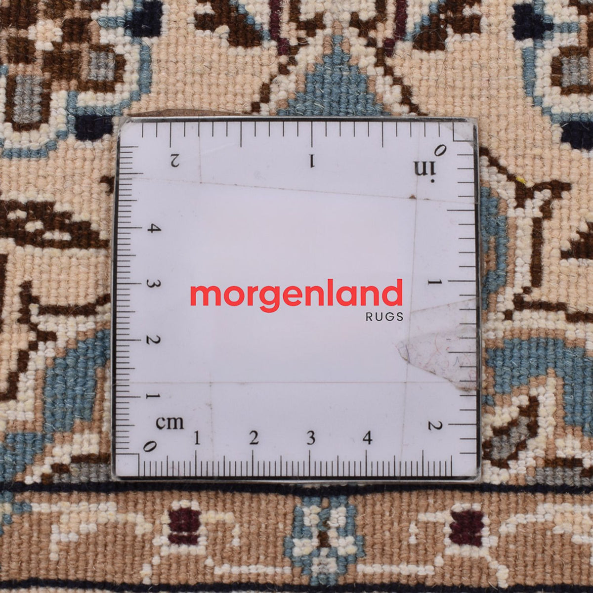 Biegacz Dywan perski - Nain - Królewski - 278 x 91 cm - kremowy