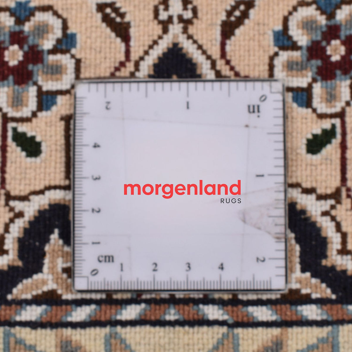 Biegacz Dywan perski - Nain - Królewski - 229 x 81 cm - kremowy