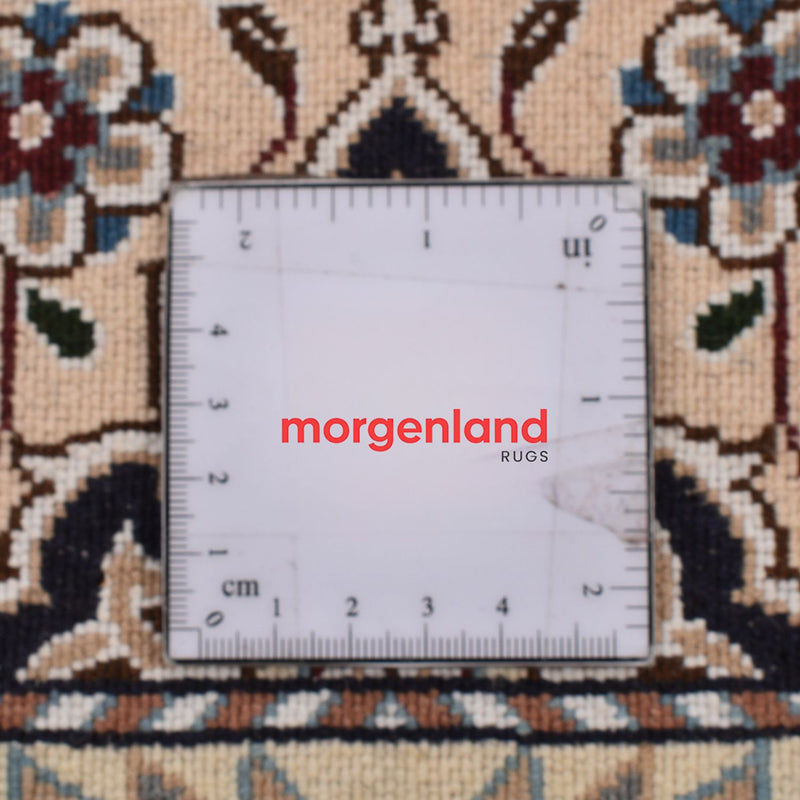 Biegacz Dywan perski - Nain - Królewski - 229 x 81 cm - kremowy