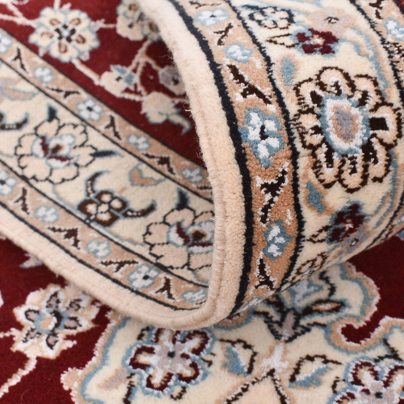 Biegacz Dywan perski - Nain - Królewski - 275 x 93 cm - czerwony