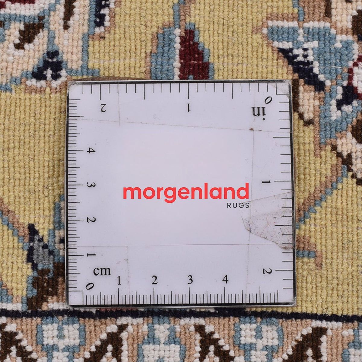 Biegacz Dywan perski - Nain - Królewski - 320 x 90 cm - beżowy