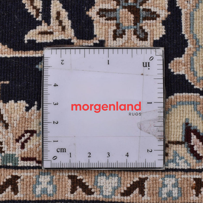 Biegacz Dywan perski - Nain - Królewski - 275 x 90 cm - ciemnoniebieski