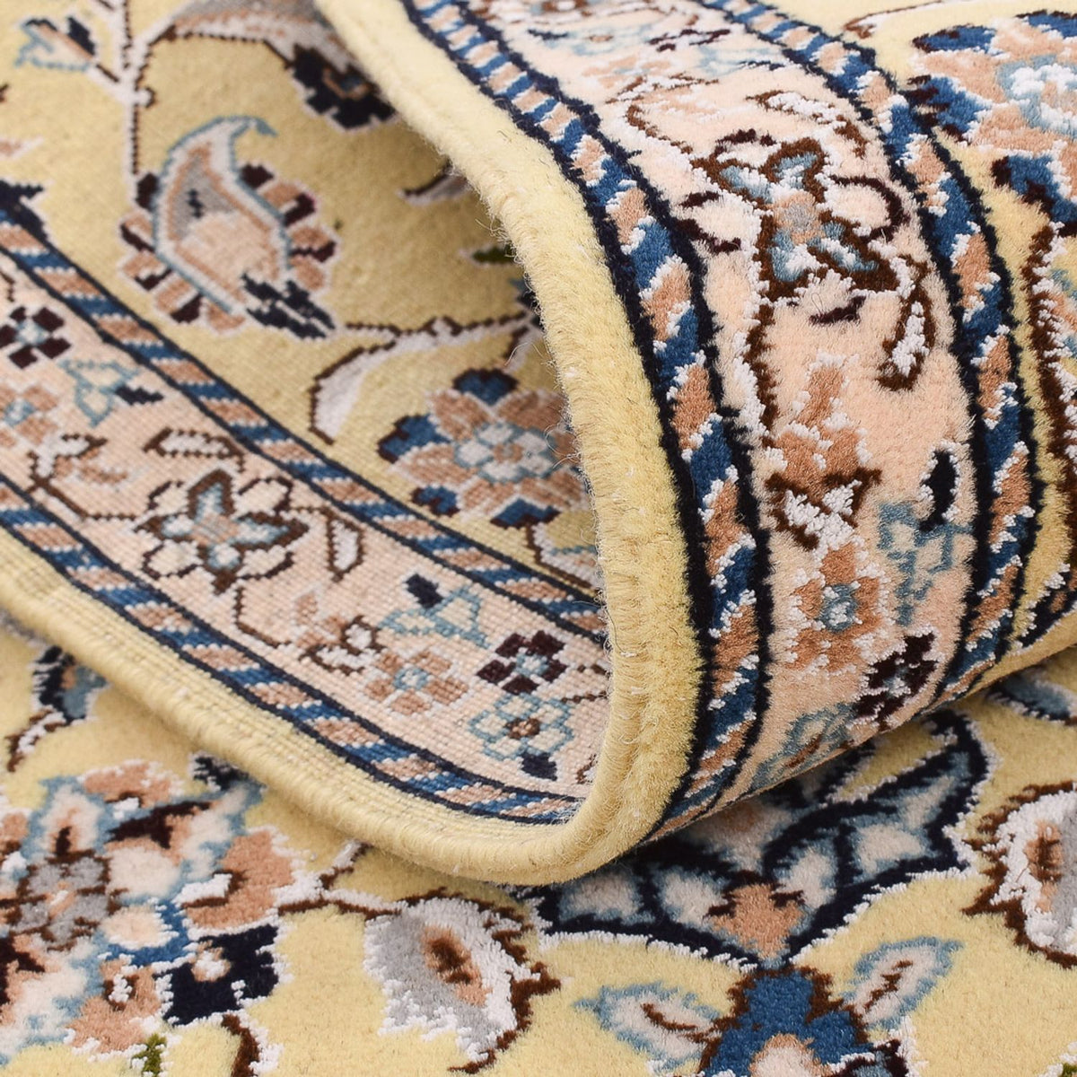 Biegacz Dywan perski - Nain - Królewski - 309 x 61 cm - beżowy