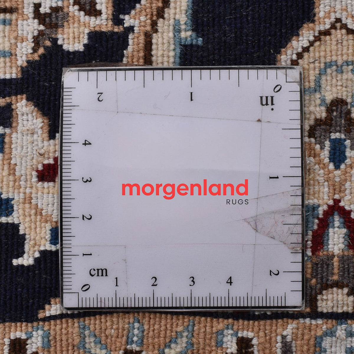 Biegacz Dywan perski - Nain - Królewski - 213 x 72 cm - ciemnoniebieski