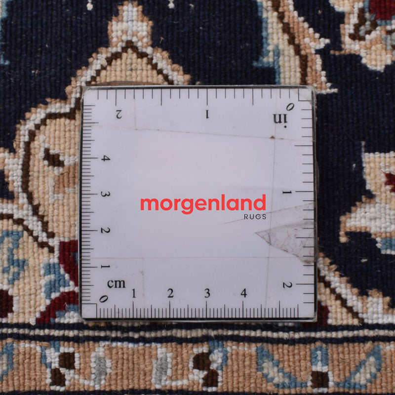 Biegacz Dywan perski - Nain - Królewski - 220 x 72 cm - ciemnoniebieski