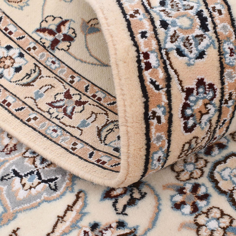 Biegacz Dywan perski - Nain - Królewski - 220 x 70 cm - kremowy