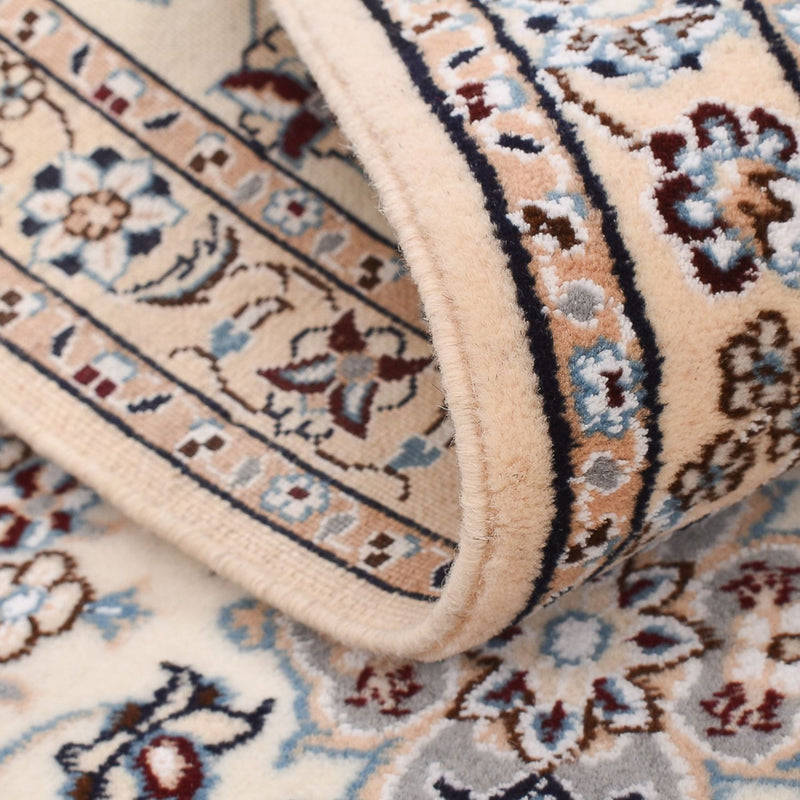 Biegacz Dywan perski - Nain - Królewski - 215 x 71 cm - kremowy