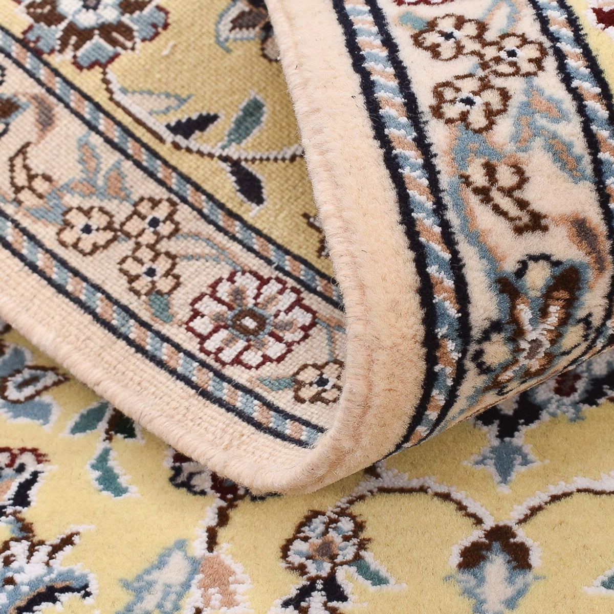 Biegacz Dywan perski - Nain - Królewski - 204 x 60 cm - beżowy