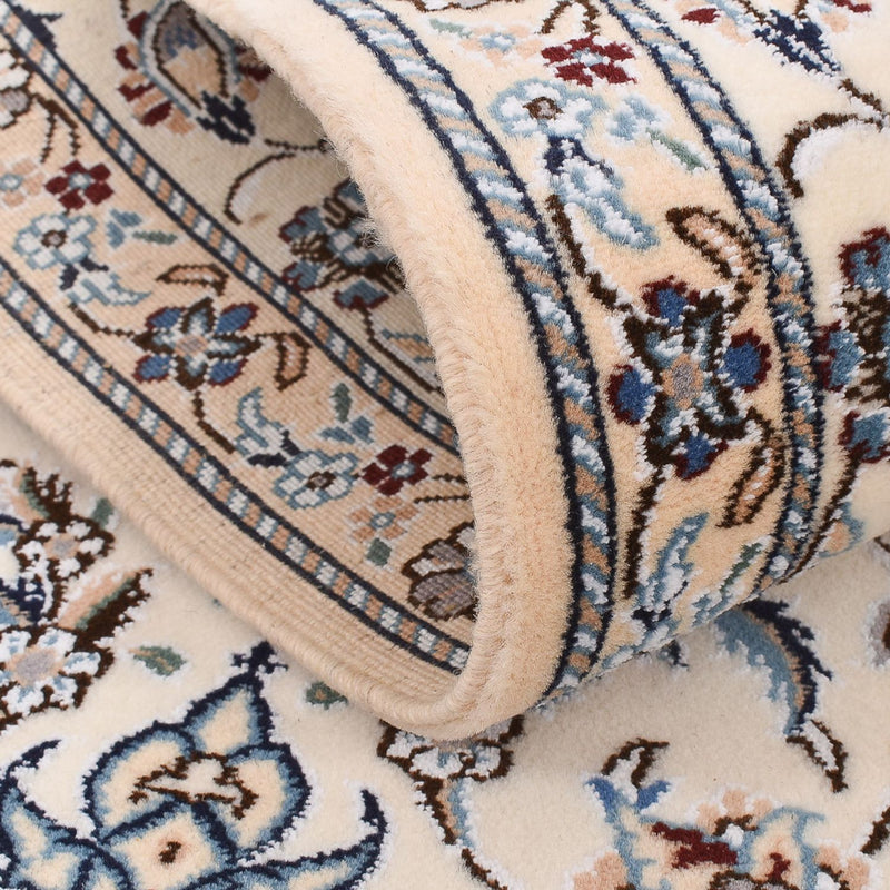 Biegacz Dywan perski - Nain - Królewski - 197 x 61 cm - kremowy