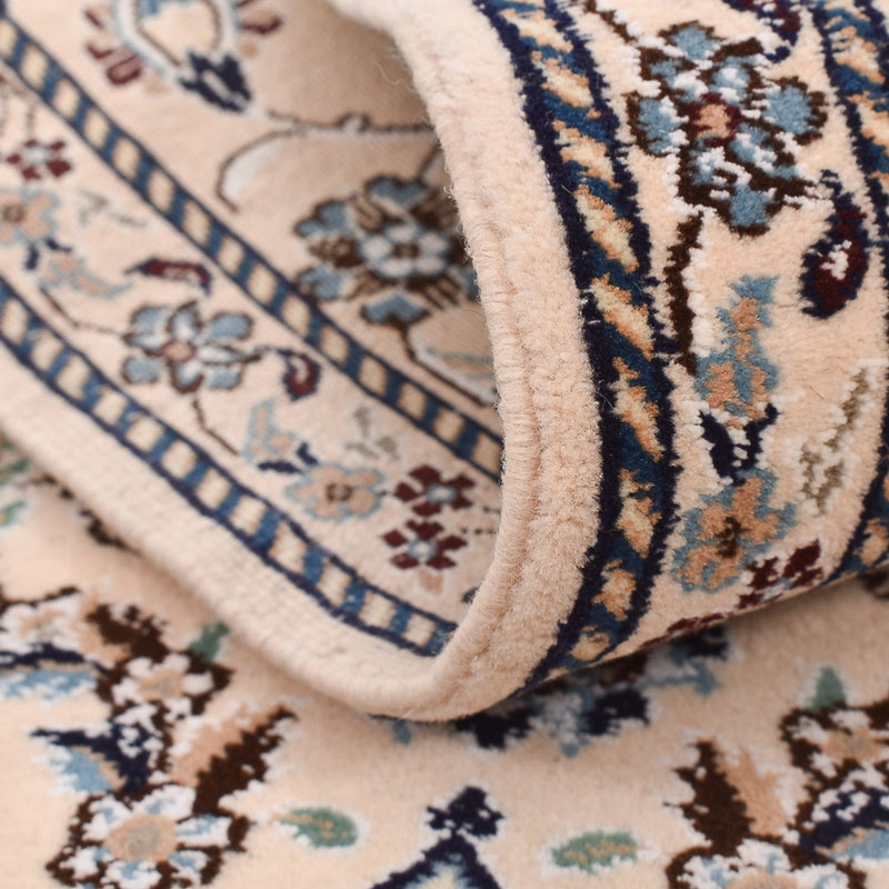 Biegacz Dywan perski - Nain - Królewski - 200 x 62 cm - kremowy