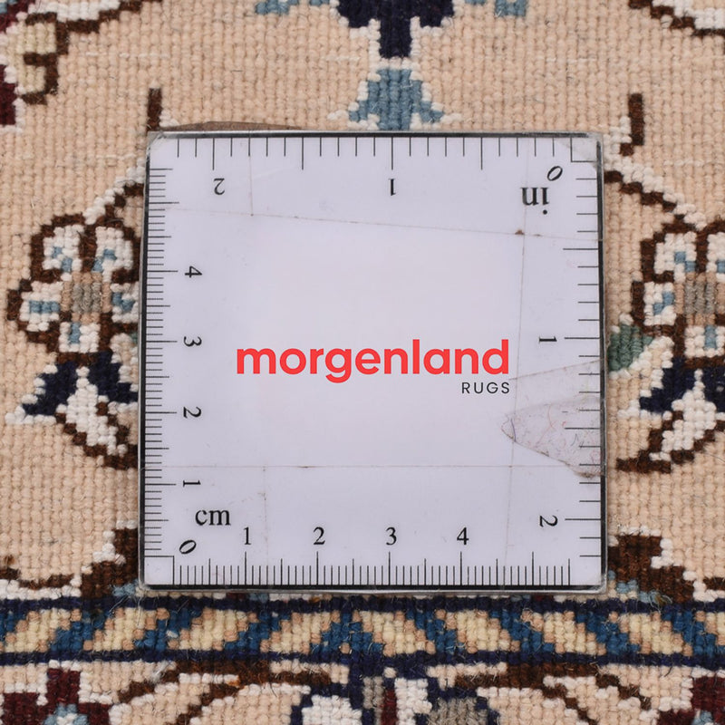 Biegacz Dywan perski - Nain - Królewski - 200 x 62 cm - kremowy