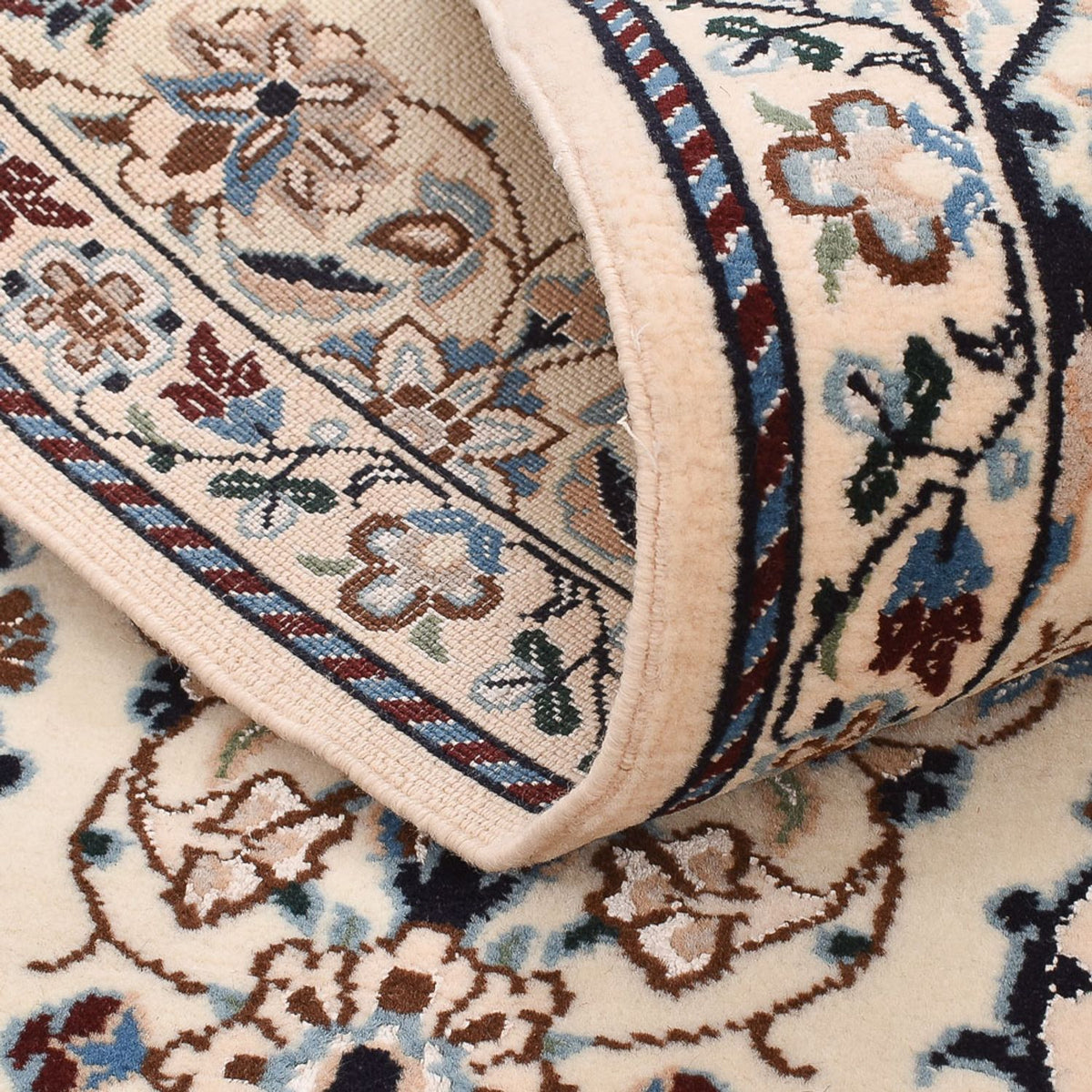 Biegacz Dywan perski - Nain - Królewski - 230 x 70 cm - kremowy