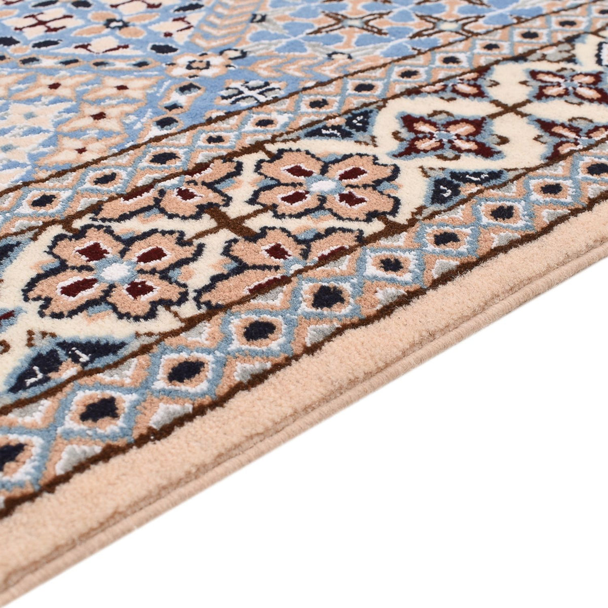 Dywan perski - Nain - Królewski - 195 x 137 cm - jasnoniebieski