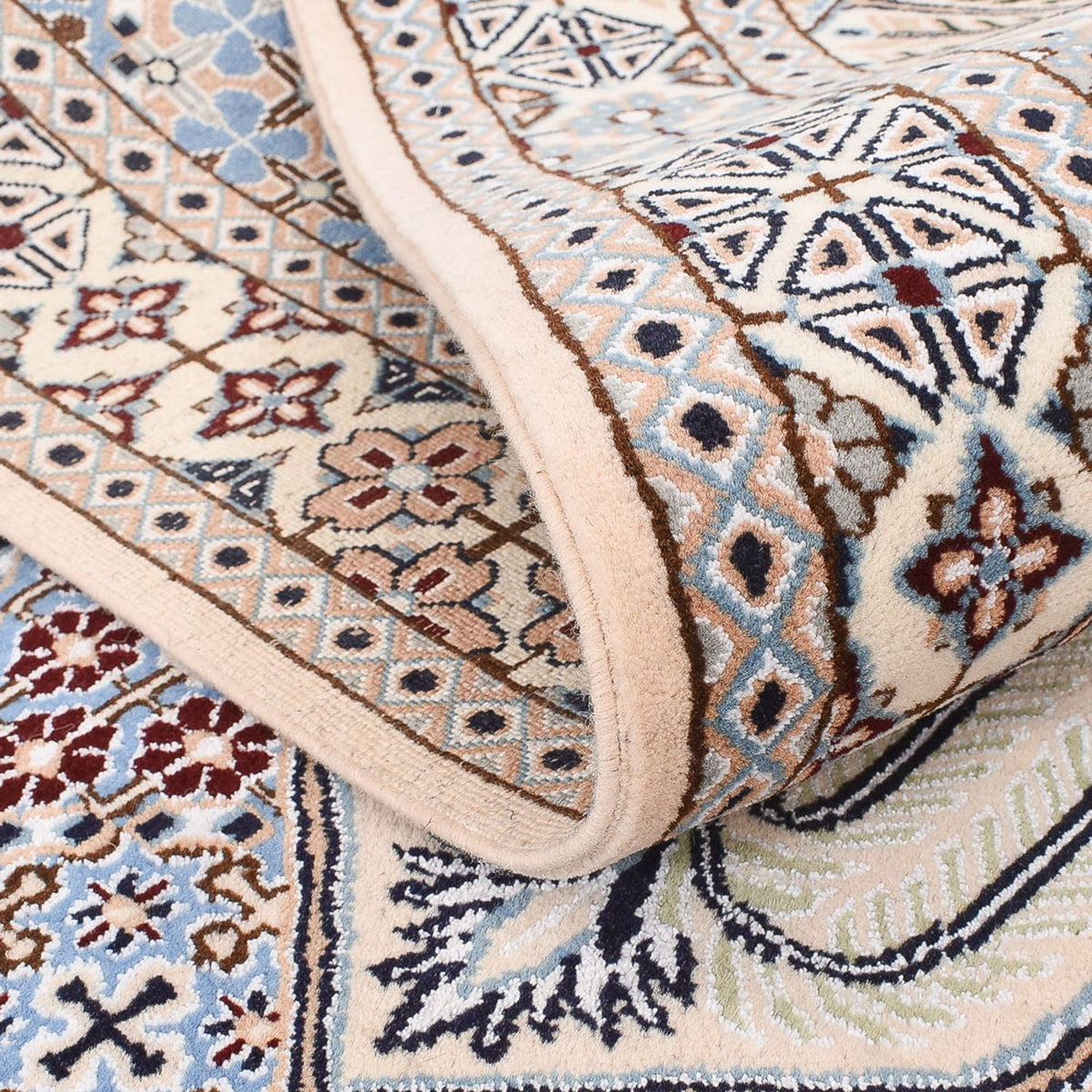 Dywan perski - Nain - Królewski - 195 x 137 cm - jasnoniebieski