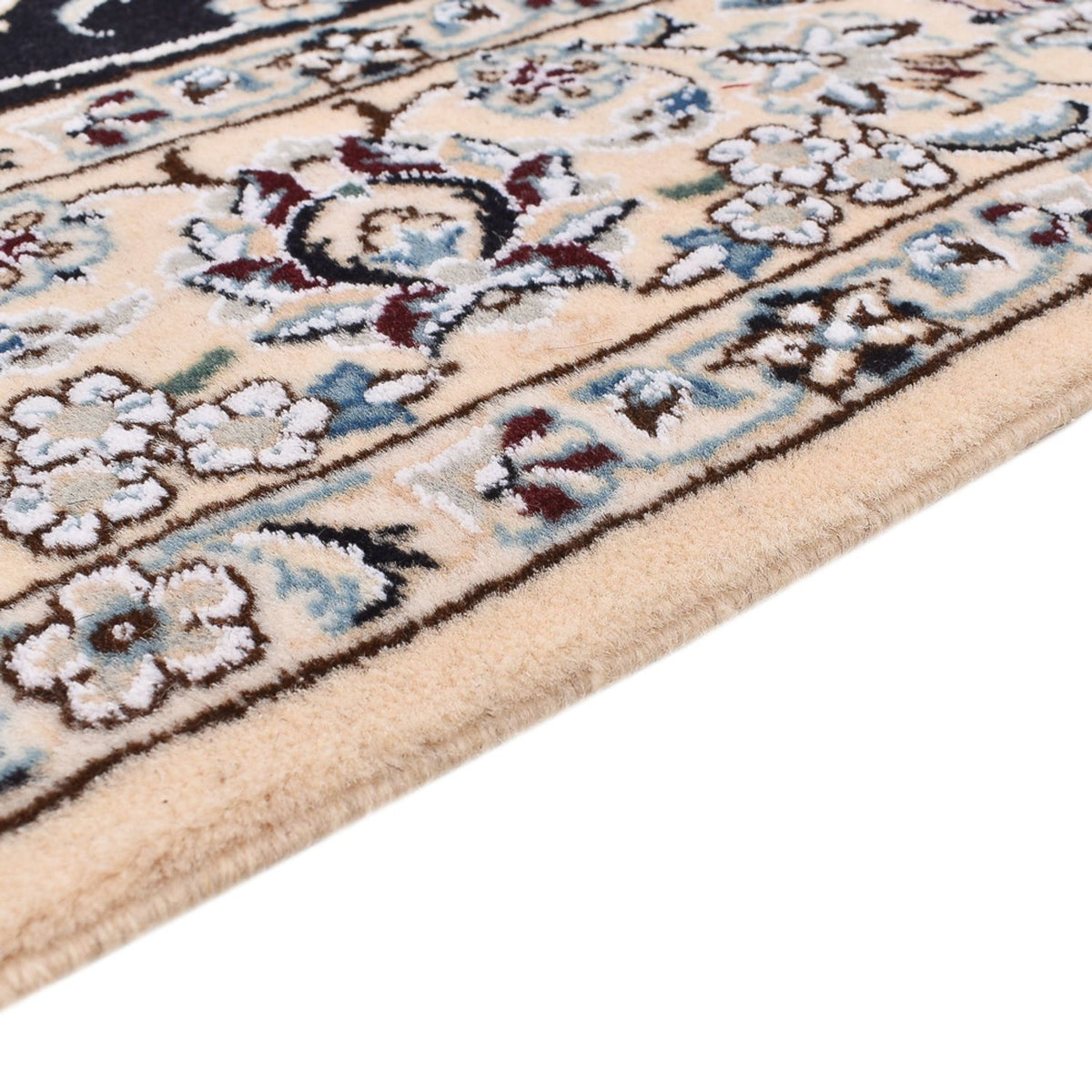 Dywan perski - Nain - Królewski - 194 x 147 cm - ciemnoniebieski