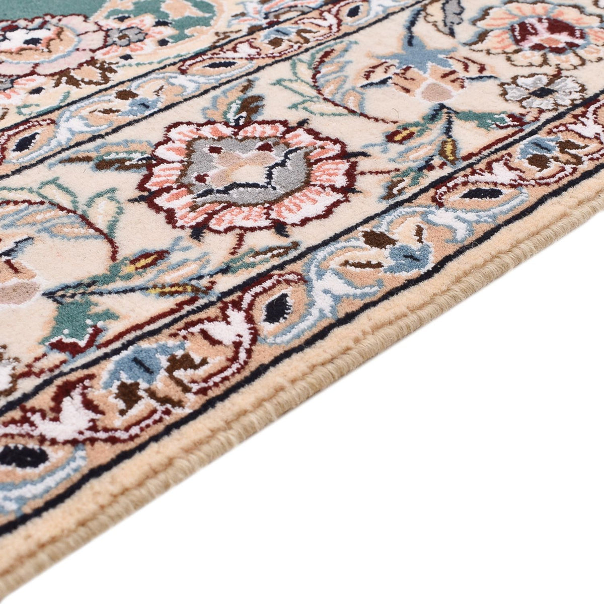 Dywan perski - Nain - Królewski - 203 x 127 cm - zielona