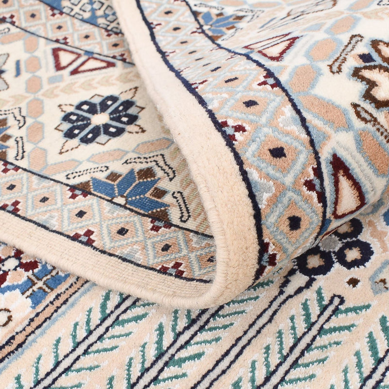 Dywan perski - Nain - Królewski - 219 x 155 cm - jasnoniebieski