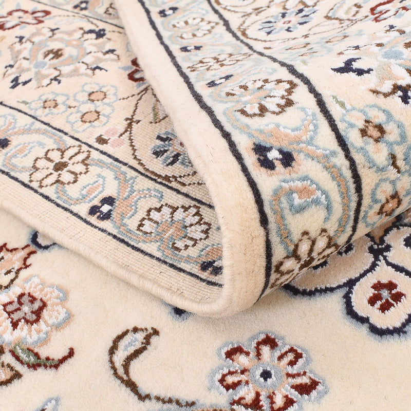 Dywan perski - Nain - Królewski - 196 x 130 cm - kremowy