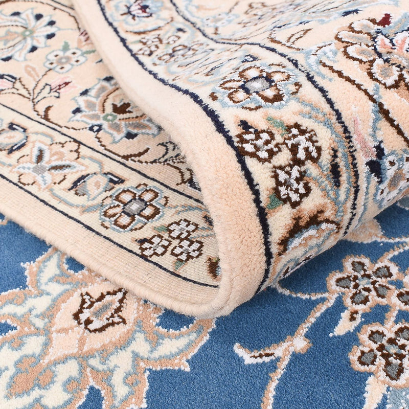 Dywan perski - Nain - Królewski - 202 x 151 cm - niebieski