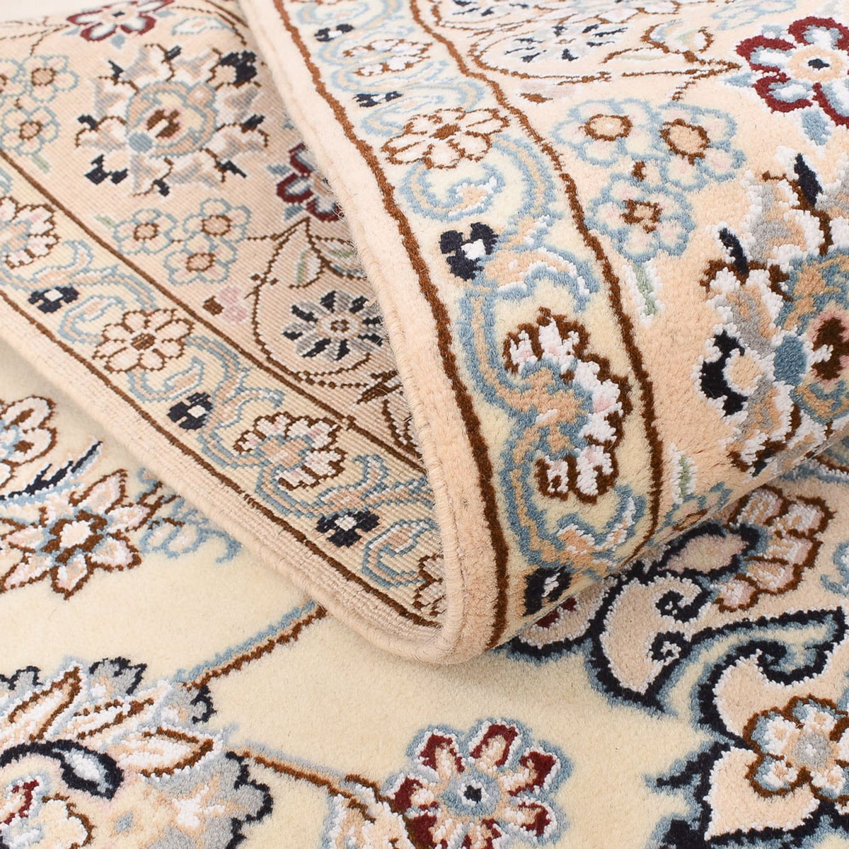 Dywan perski - Nain - Królewski - 207 x 127 cm - beżowy