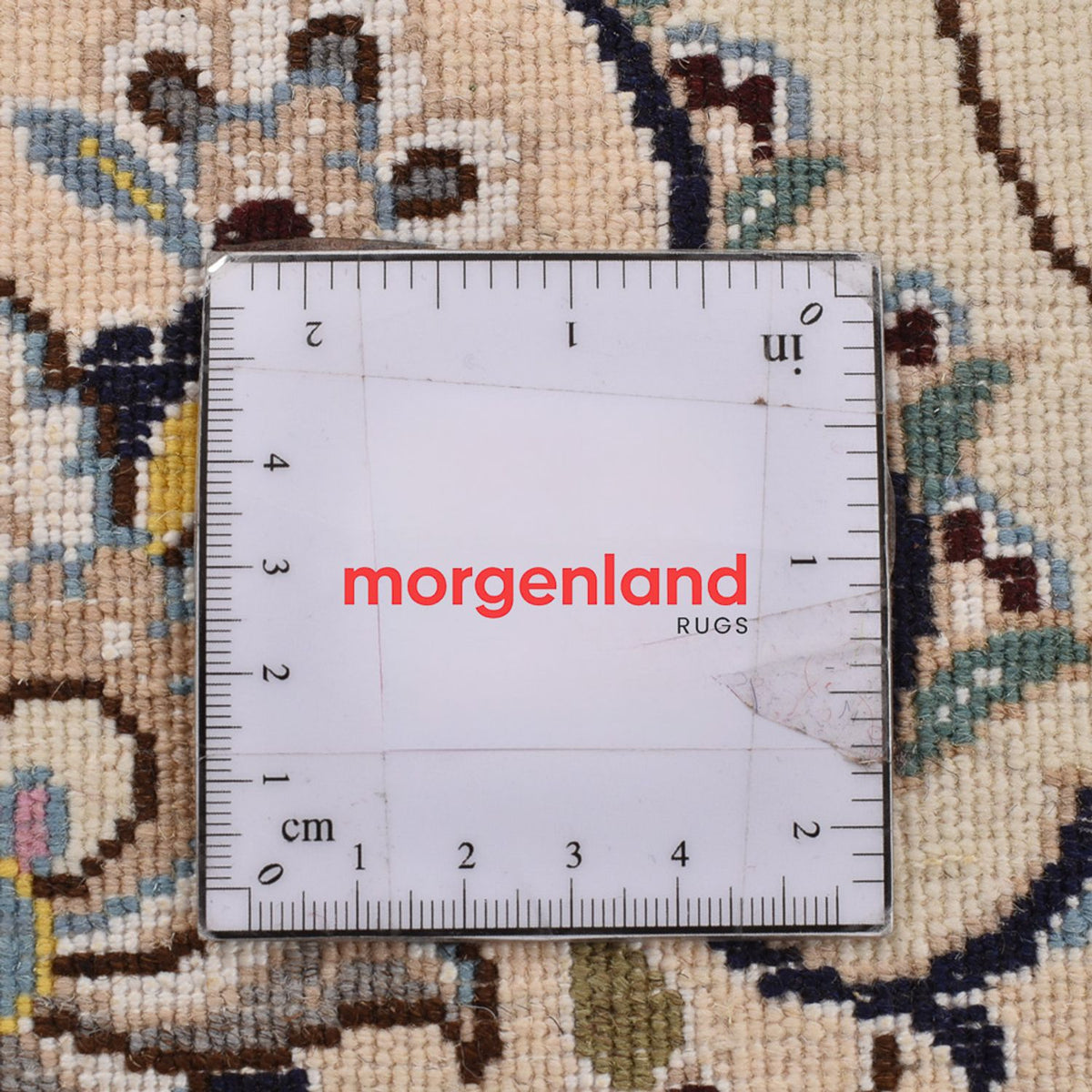 Dywan perski - Nain - Królewski okrągły  - 152 x 152 cm - kremowy