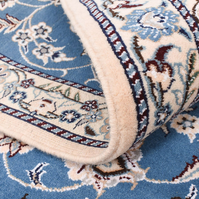 Dywan perski - Nain - Królewski - 127 x 90 cm - niebieski