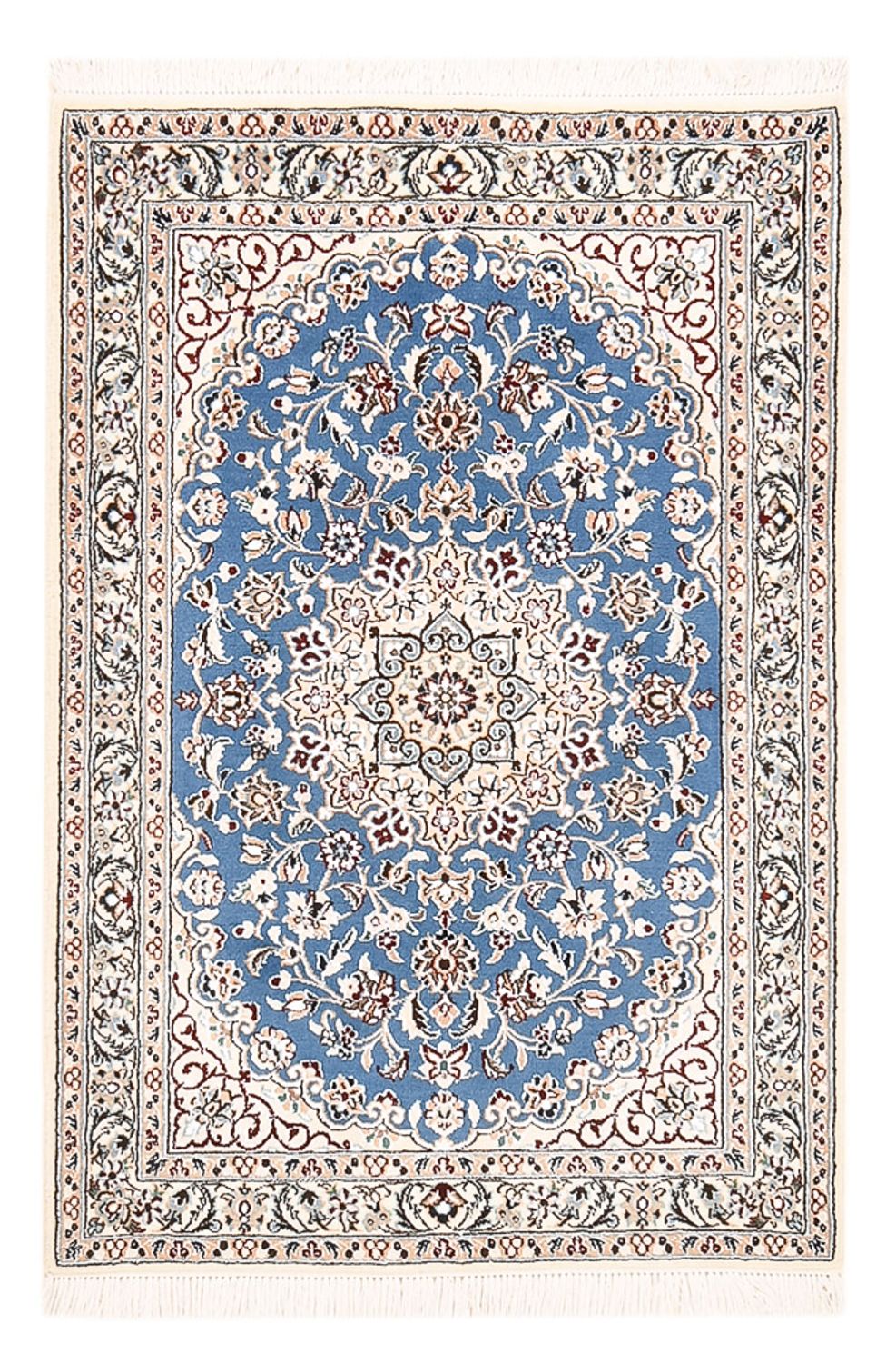 Dywan perski - Nain - Królewski - 120 x 80 cm - niebieski