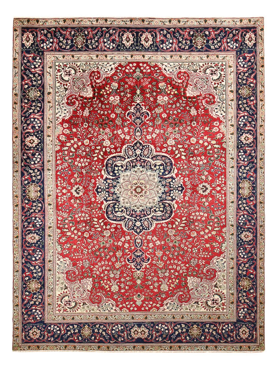 Dywan perski - Tabriz - 326 x 239 cm - czerwony