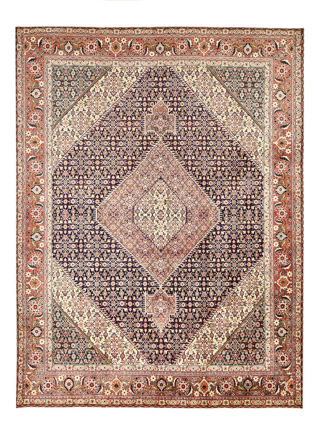 Dywan perski - Tabriz - 387 x 295 cm - ciemny beż