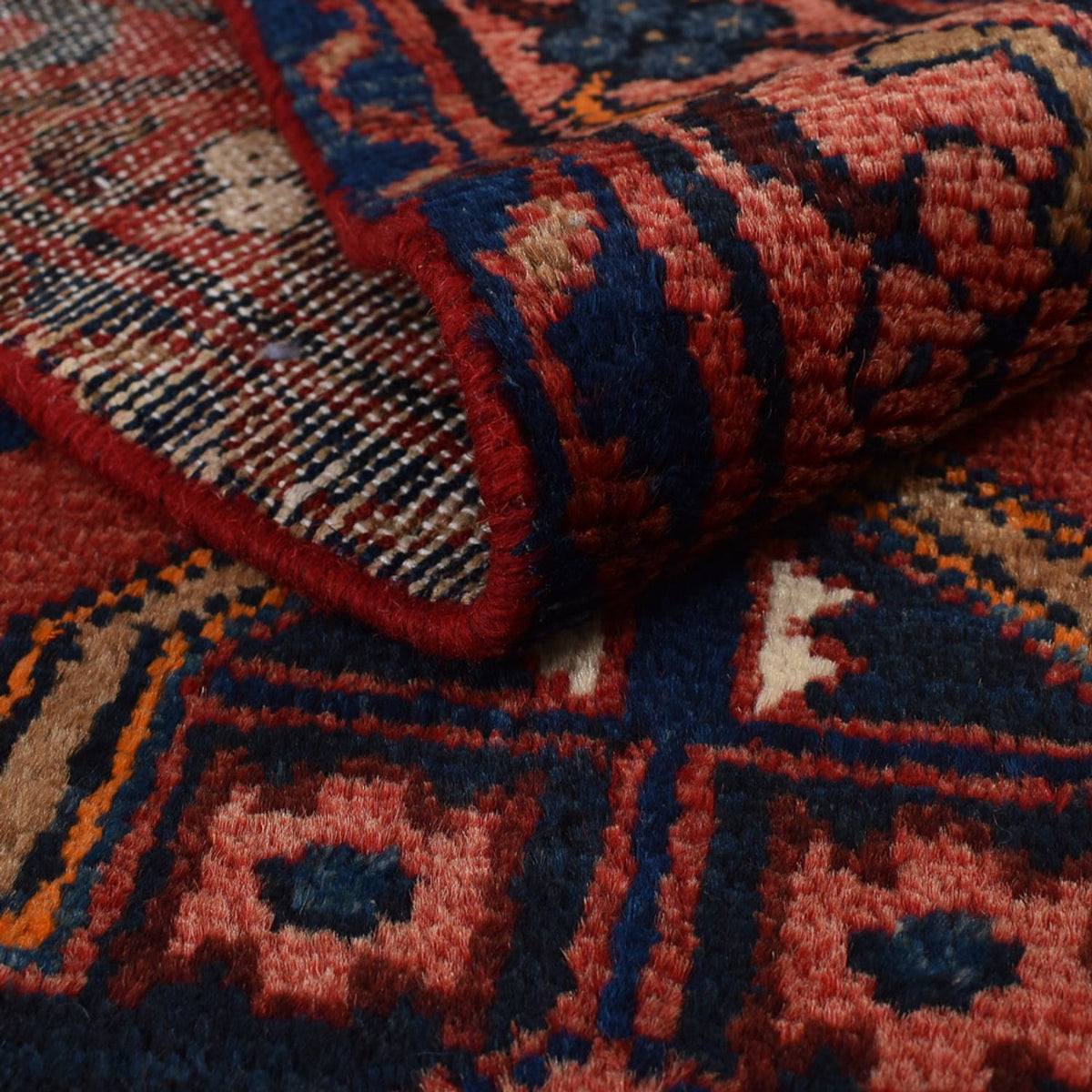 Biegacz Dywan perski - Bijar - 300 x 102 cm - czerwony