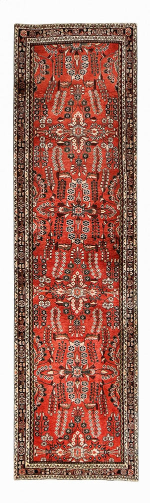 Biegacz Dywan perski - Tabriz - 398 x 110 cm - czerwony