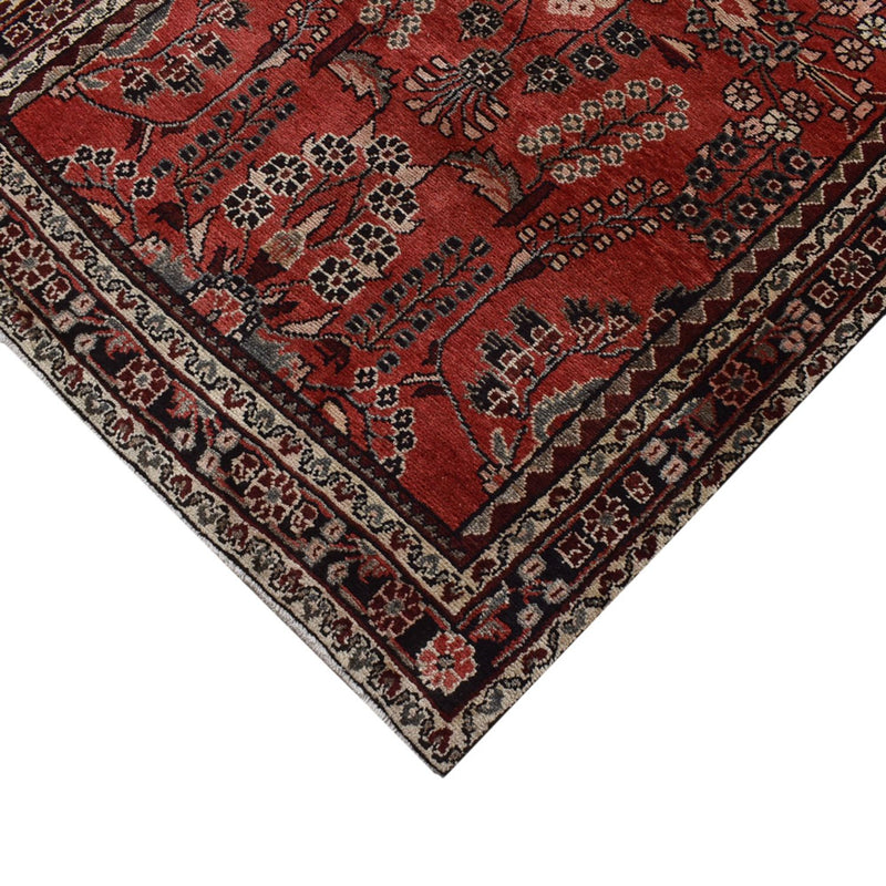 Biegacz Dywan perski - Tabriz - 398 x 110 cm - czerwony
