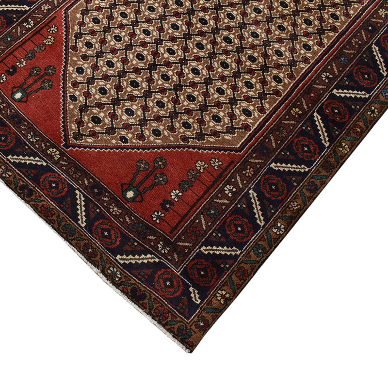 Biegacz Perski dywan - Nomadyczny - 392 x 104 cm - beżowy