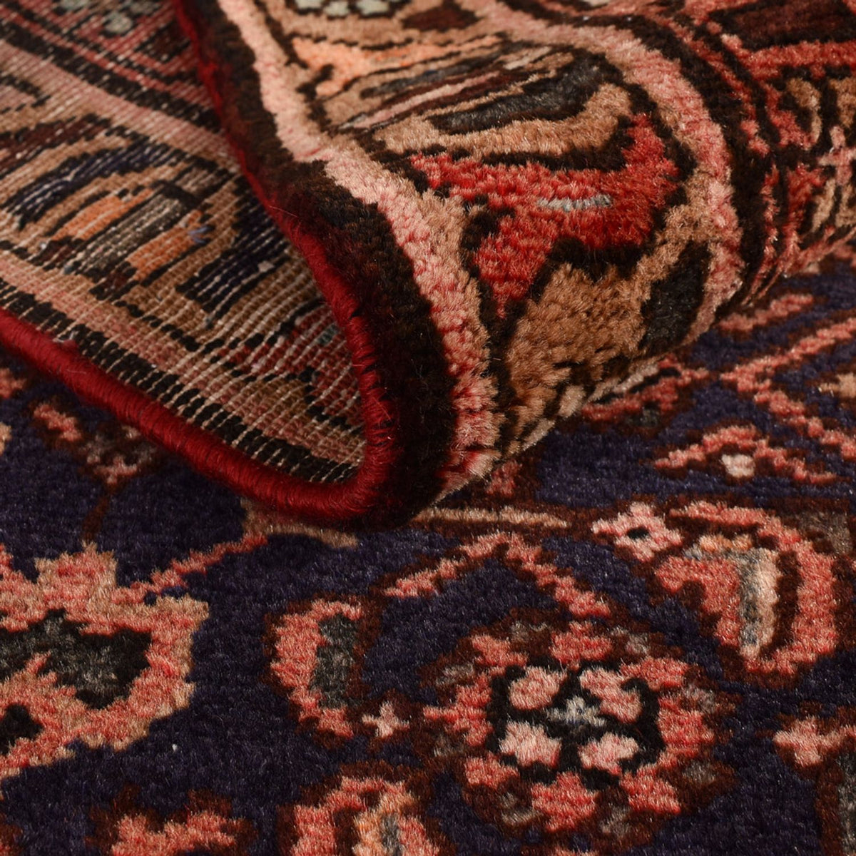 Biegacz Perski dywan - Nomadyczny - 313 x 113 cm - ciemna czerwień