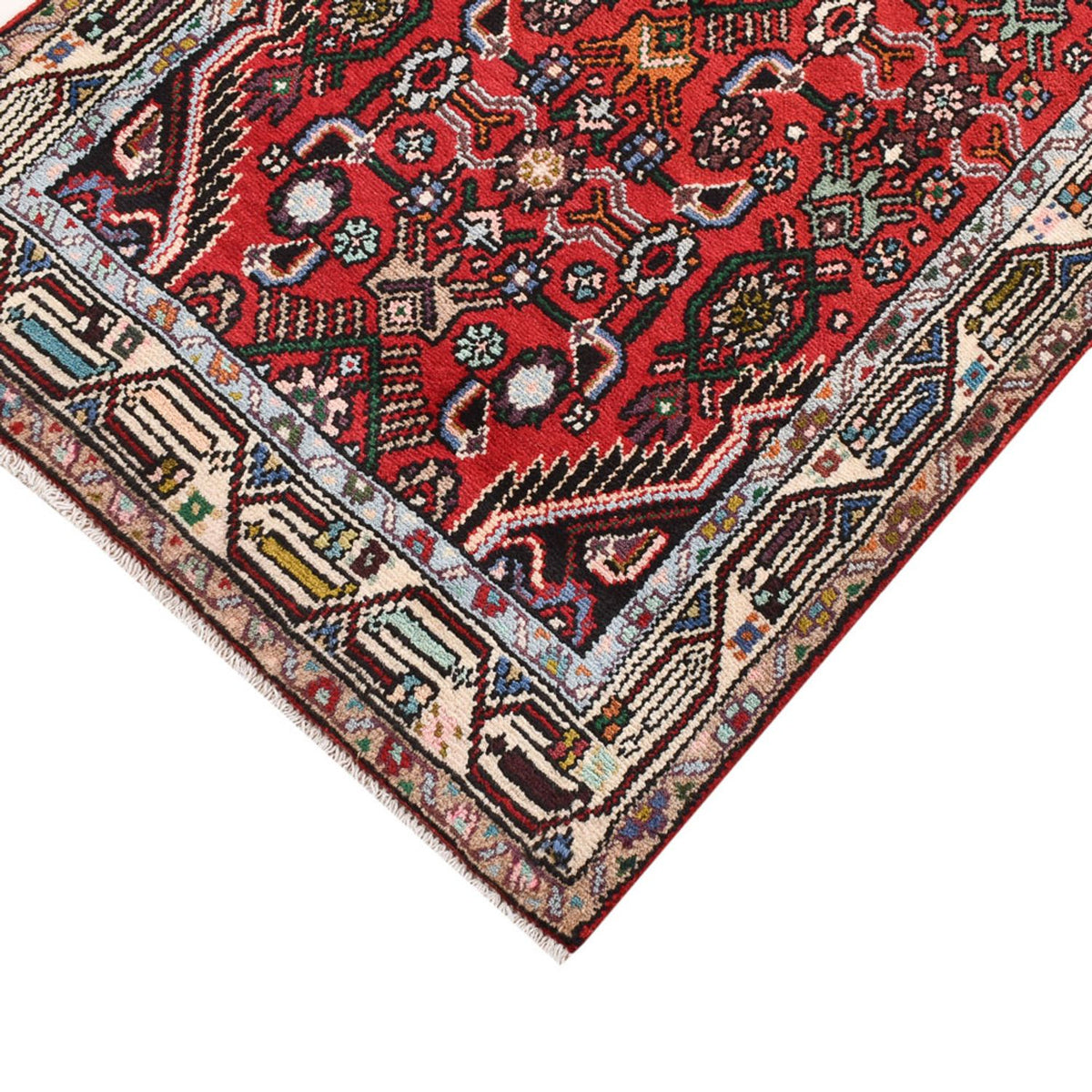 Biegacz Perski dywan - Nomadyczny - 235 x 76 cm - czerwony