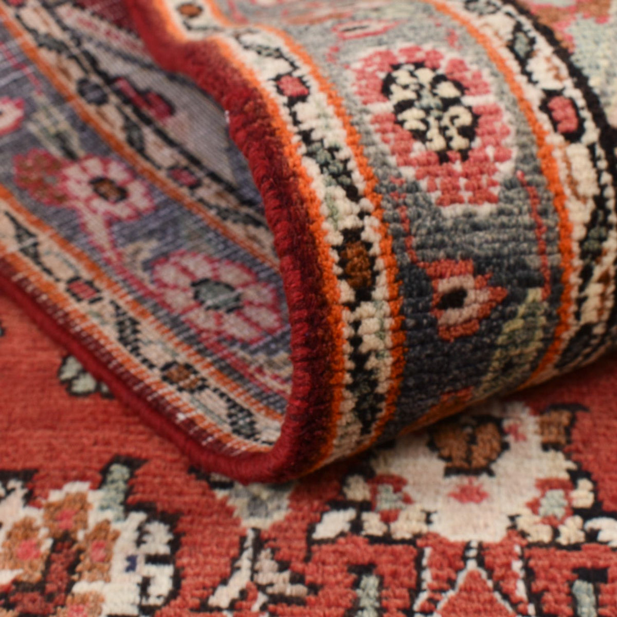 Biegacz Dywan perski - Tabriz - 282 x 80 cm - wielokolorowy