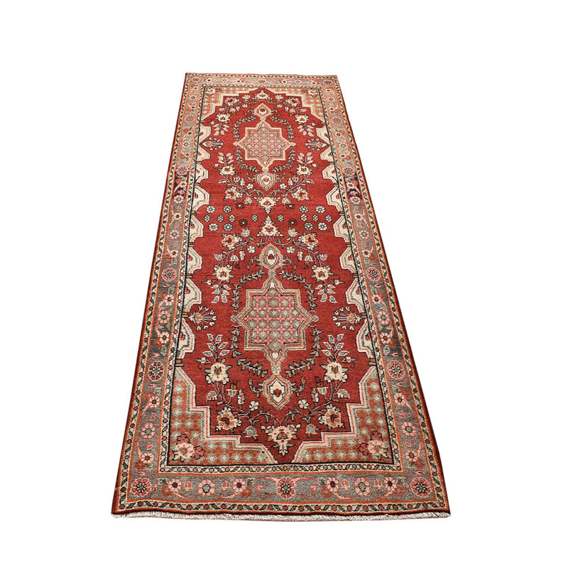Biegacz Dywan perski - Tabriz - 282 x 80 cm - wielokolorowy