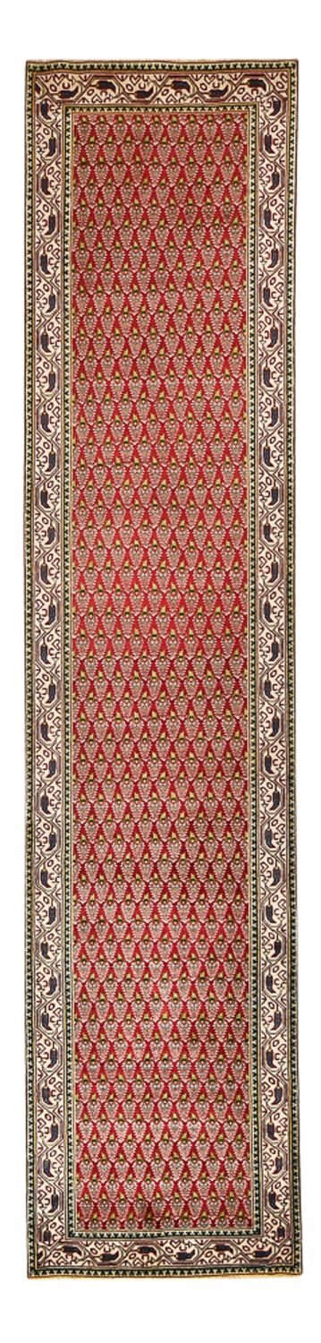 Biegacz Dywan perski - Tabriz - 390 x 87 cm - rdza