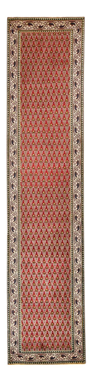Biegacz Dywan perski - Tabriz - 390 x 87 cm - rdza