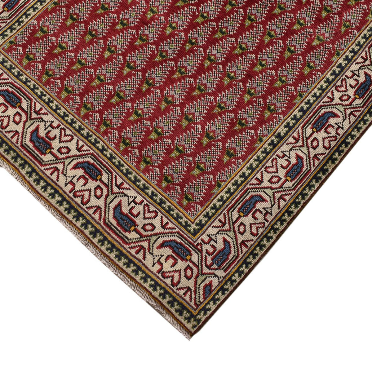 Biegacz Dywan perski - Tabriz - 390 x 87 cm - rdza