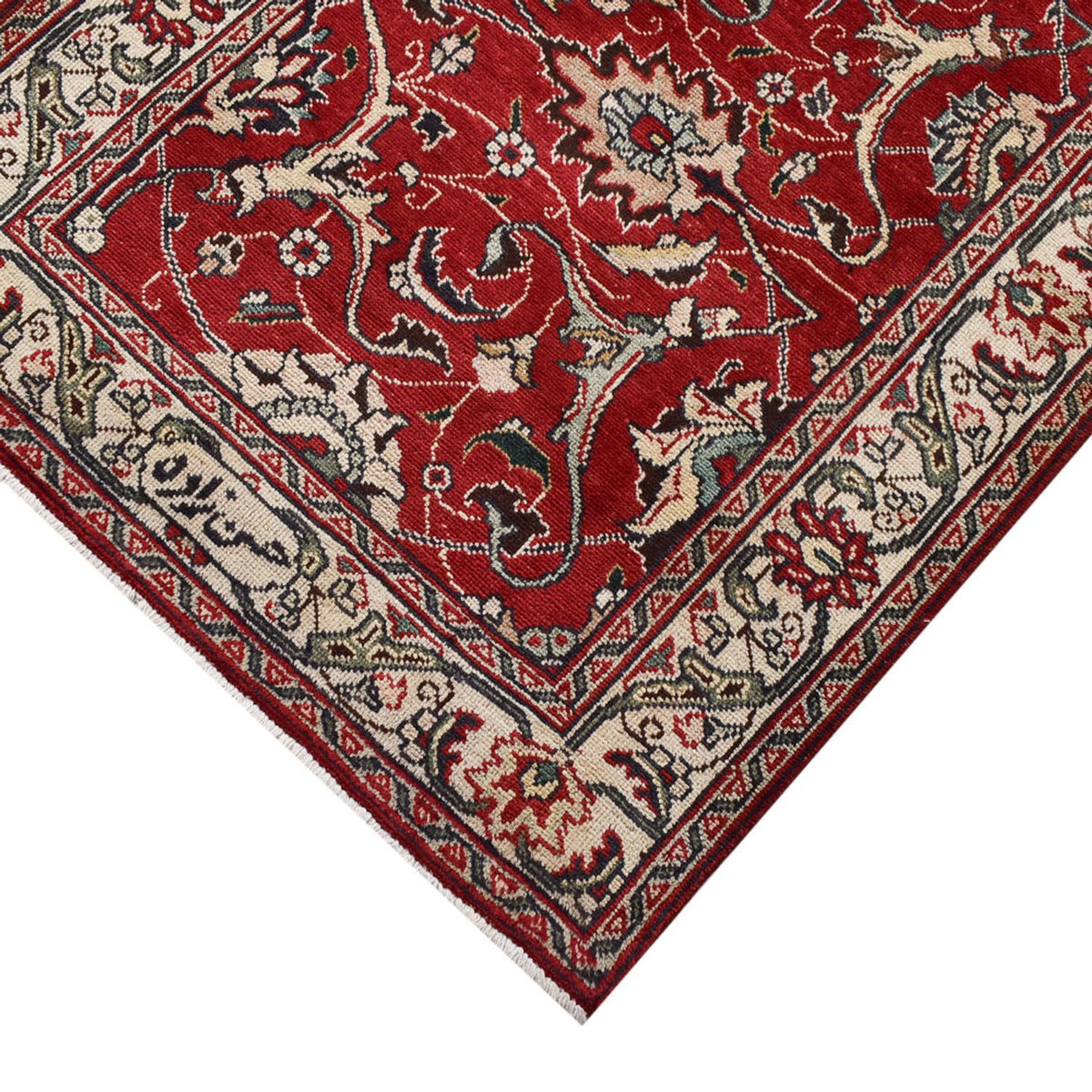 Biegacz Dywan perski - Tabriz - 458 x 81 cm - czerwony