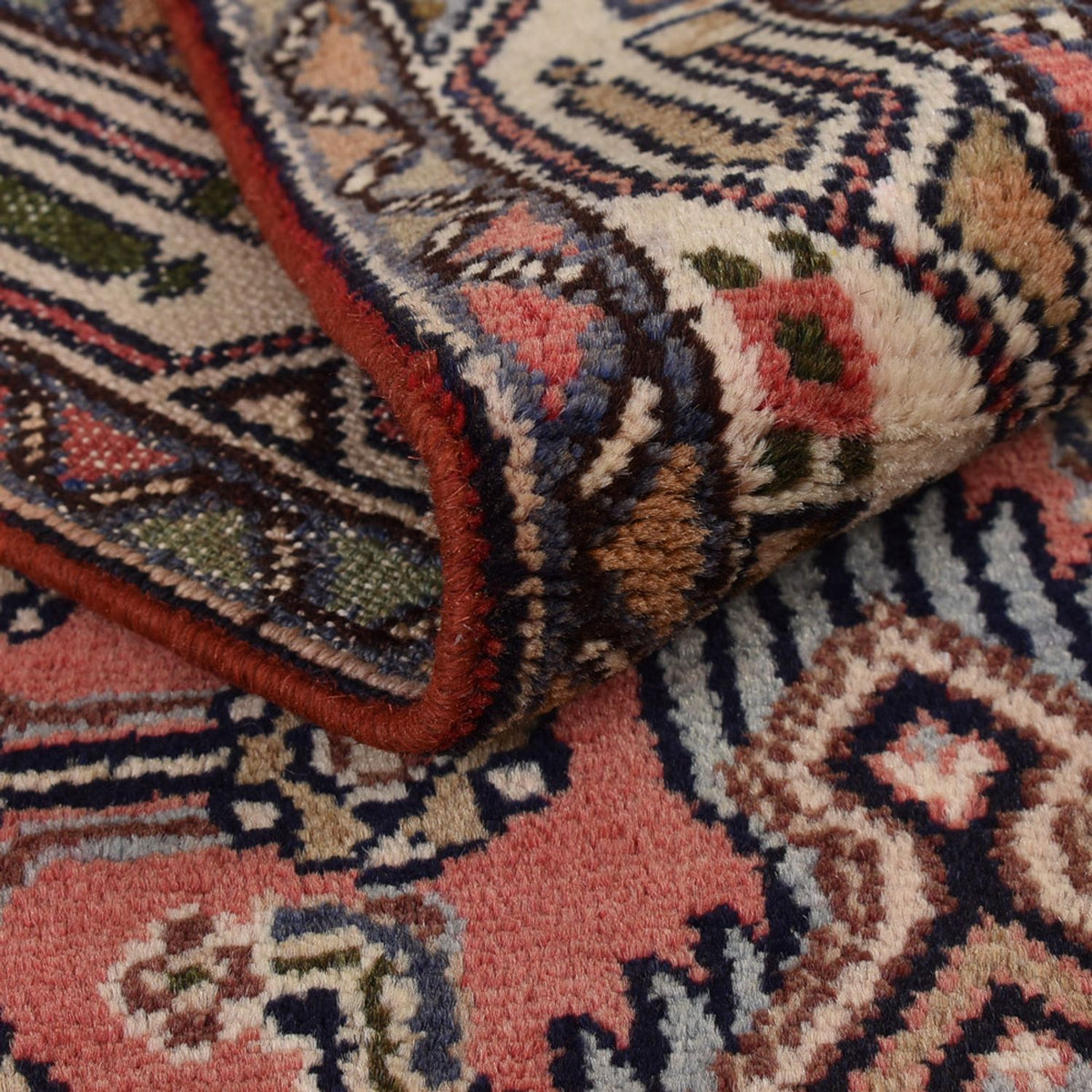 Biegacz Perski dywan - Nomadyczny - 285 x 76 cm - jasna czerwień