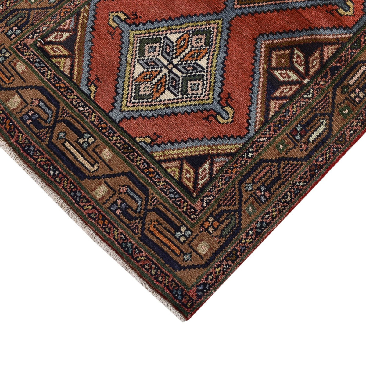 Biegacz Perski dywan - Nomadyczny - 281 x 75 cm - czerwony