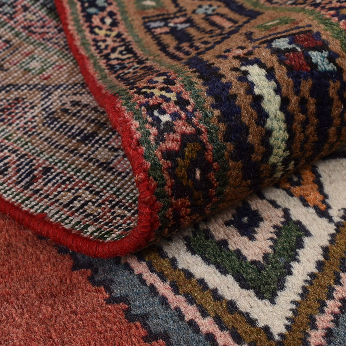 Biegacz Perski dywan - Nomadyczny - 281 x 75 cm - czerwony