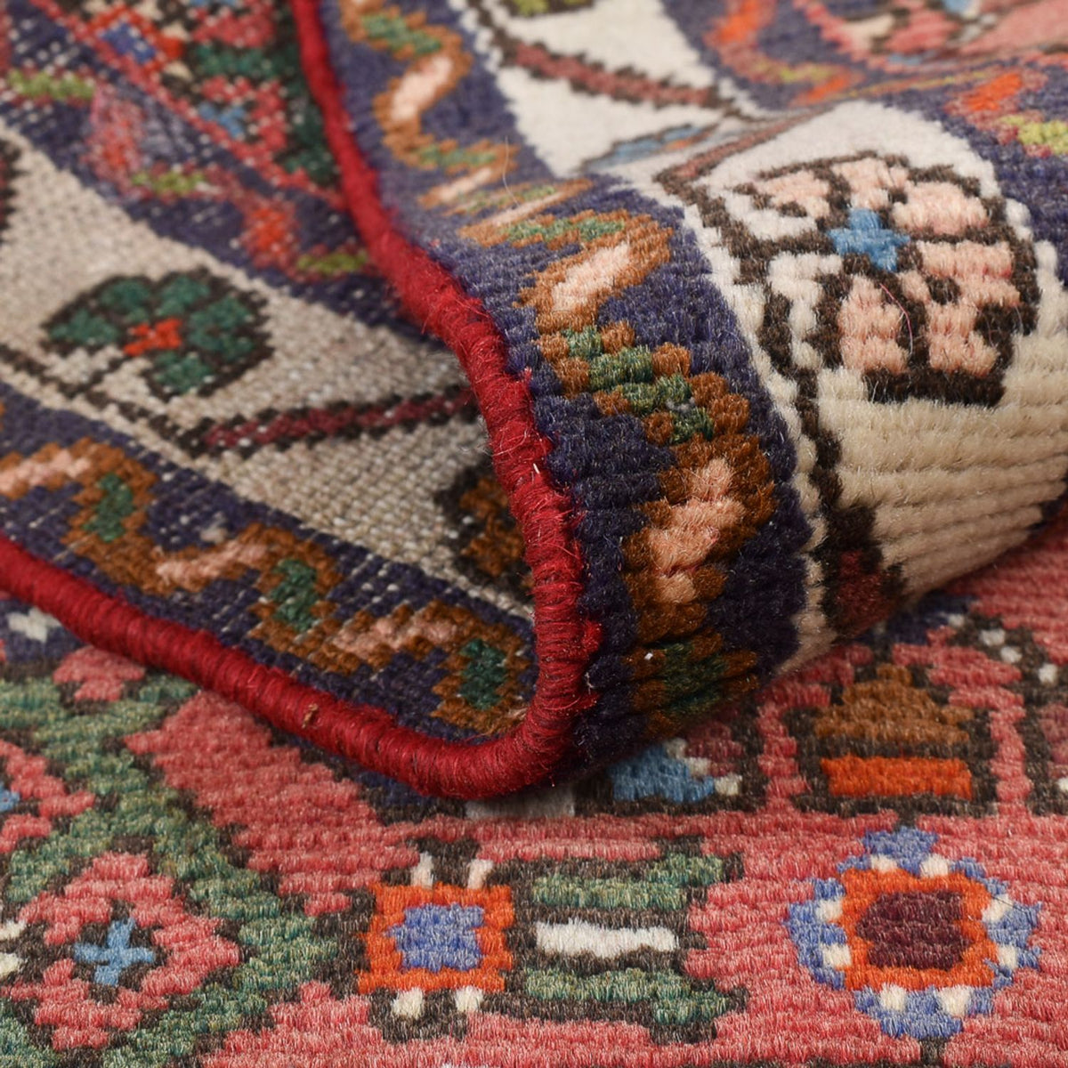 Biegacz Perski dywan - Nomadyczny - 195 x 74 cm - jasna czerwień